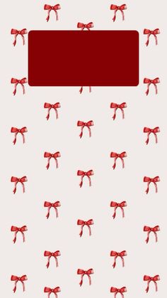 an image of red bows on a white background