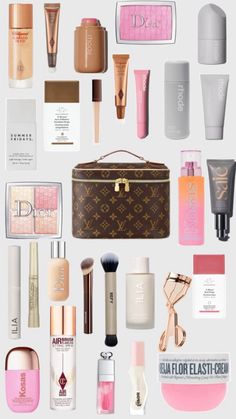 Makeup Collection Goals, Preppy Makeup, Makeup Bag Essentials, Makeup Help, Perfect Skin Care Routine, Fancy Makeup, Makeup Needs, Makeup To Buy, Makeup Obsession