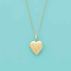 Ross-Simons - Plain - 14kt Yellow Gold Heart Locket Necklace. 20". Make her day with our luxe symbol of love! Crafted in polished 14kt yellow gold, our heart locket necklace is a timeless choice for so many occasions. Fits a 5/16" x 3/8" photo inside. Suspends from a rope chain. Springring clasp, 14kt yellow gold heart locket necklace. Gold Heart Locket Necklace, Gold Heart Locket, Heart Locket Necklace, Gold Locket, Script Type, Heart Locket, Love Symbols, Locket Necklace, Gold Heart