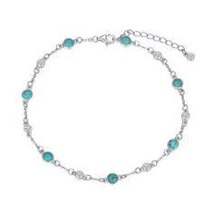 PRICES MAY VARY. 【Turquoise Anklet For Women】This natural turquoise ankle bracelet features 7 natural turquoise stones. Perfect to pair with your best summer outfit or for a day at the beach! 【Adjustable Size】Ankle bracelets length: 9+2 inches , fastened with a sterling silver clasp. Fits most women's ankles. 【925 Sterling Silver Chain Anklet】This summer beach anklet is made of S925 sterling silver, embellished with 5A vubic zirconia, nickel-free, lead-free, cadmium-free, not easy to break and t Cheap Turquoise Anklets As Gift, Turquoise Ankle Bracelet, Silver Chain Anklet, Turquoise Anklet, Natural Turquoise Stone, Beach Anklets, Sterling Silver Anklet, Silver Anklets, Turquoise Stones