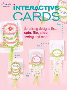 an instruction manual for sewing cards with instructions to make them and use them as crafts