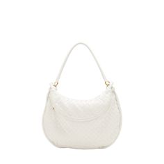 Bottega Veneta "Gemelli" shoulder bag in  intrecciato  leather  Rolled shoulder strap, 10.2" drop Zip top closure  Exterior, zip pouch  Interior, one zip pocket  Approx. 11.8"H x 16.5"W x 4.7"D Made in Italy Luxury Shoulder Bag With Braided Handles For Errands, Elegant Crossbody Hobo Bag With Braided Handles, Elegant Woven Leather Hobo Bag With Top Handle, Elegant Woven Leather Crossbody Hobo Bag, Elegant Woven Leather Hobo Crossbody Bag, Formal Woven Leather Hobo Shoulder Bag, Elegant Intrecciato Hobo Bag For Travel, Formal Shoulder Bag With Braided Handles, Elegant Intrecciato Weave Hobo Bag For Everyday Use