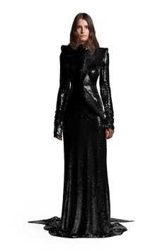 Luxury Fitted Sequin Gown, Luxury Sequined Ball Gown Dresses, Long Sleeve Dressy Wedding Gown, Cocktail Gown With Fitted Bodice And Long Sleeves, Luxury Formal Maxi Dress With Fitted Bodice, Luxury Gown With Sequins And Fitted Bodice, Luxury Sequin Evening Gown, Luxury Sequin Gown With Fitted Bodice, Full-length Gala Gown