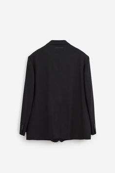 Jacket Mm6 Maison Margiela, Engineered Garments, Black Cotton, Women Collection, Blazer Jacket, Breathable Fabric, Coats Jackets, Dolce And Gabbana, Blazer