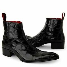 Handmade Leather Men High Ankle Boot · Unique Handmade Leather Shoes · Online Store Powered by Storenvy Jeffrey West, Jeffery West, Male Footwear, Quality Leather Boots, Michael Shannon, Pointed Boots, Gentleman Shoes, Custom Design Shoes, High Ankle Boots