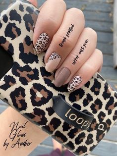 Upper East Side Color Street, Leopard Print Nail Designs, Color Street Mixed Mani, Cheetah Nail Designs, Nail Glam, Mixed Mani