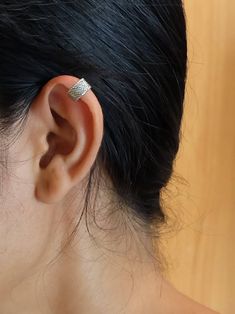 Tiny ear cuffs : 12 styles Product Detail : - Made out of Sterling Silver 92.5% - In stock ready to ship worldwide form Thailand - ear cuff high 5 mm , 8 mm diameter - The price is for 1 piece more beautiful item please visit : https://www.etsy.com/shop/chanyaandfriends More details of this product , feel free to contact me directly by sending message to the shop's owner. Silver Ear Cuffs, Jewelry Ear, Wrap Earrings, Silver Ear Cuff, Ear Cuffs, Bridal Wear, Earings Piercings, Fashion Set, Boho Jewelry