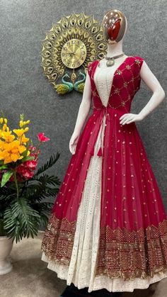 Kurti Design For Women, Long Kurti Design, Wedding Dress Sewing Patterns, Long Frock Designs, Long Gown Design, Girls Dresses Sewing, Latest Model Blouse Designs, Anarkali Dress Pattern, Fancy Sarees Party Wear