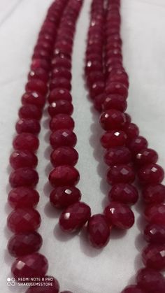 Faceted Rondelle Beads For Gifts, Faceted Round Beads Gemstones For Jewelry Making, Round Faceted Beads, Rondelle Beads For Jewelry Making, Rondelle Necklace, Ruby Quartz, Carnelian Bracelet, Necklace Stone, Multi Sapphire