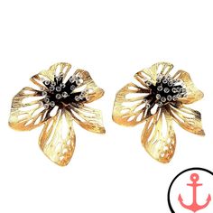 |200001034:367#Gold Elegant Flower Earrings For Beach, Elegant Flower Shaped Earrings For Beach, Elegant Flower-shaped Earrings For Beach, Gold Flower Jewelry For Beach, Elegant Flower-shaped Beach Earrings, Flower Shaped Clip-on Earrings For Evening, Gold Flower Earrings For Beach, Gold Flower-shaped Earrings For Beach, Evening Flower-shaped Clip-on Jewelry