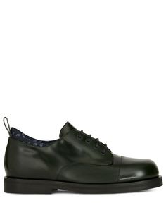 black calf leather paisley print contrast lining round toe front lace-up fastening pull-tab at the heel flat sole Designer Calf Leather Lace-up Derby Shoes, Luxury Lace-up Oxfords For Work, Luxury Leather Sole Lace-up Derby, Cap Toe Calf Leather Lace-up Shoes For Derby, Calf Leather Lace-up Shoes For Derby With Textured Sole, Designer Lace-up Oxfords For Work, Luxury Workwear Lace-up Shoes With Stitched Sole, Luxury Low-top Oxfords For Derby, Elegant Low-top Lace-up Shoes For Derby