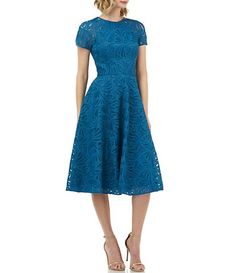 Women's Wedding Guest Dresses | Dillard's Wedding Guest Dress Petite, Lace Maxi Romper, Lace Party Dress, Long Sleeve Evening Gowns, Chiffon Cocktail Dress, Kay Unger, Lace Party Dresses, Floral Cocktail Dress, Midi Cocktail Dress