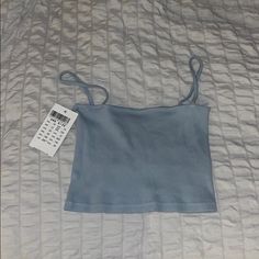 Brand New Blue Crop Top Tank Top For Spring, Brandy Melville Tank Top, Brandy Melville Tank, Brandy Melville, Funny Short Videos, Brandy, Cute Simple Outfits, Simple Outfits, Cool Outfits