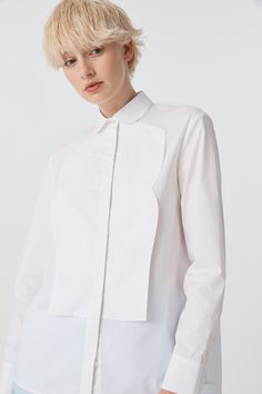 Boasting confidence and style, this uniquely designed shirt is a play on the classic dinner-shirt, with tuxedo style collar and front lapels. This long sleeved shirt has a concealed front button opening with a beautiful pearl button at the top of the placket. The back of the shirt has an inverted pleat for ease of wear. Relaxed fit silhouette. Model is wearing a Size AU 8 CARE INSTRUCTIONS Main: Cotton Wash separately with delicate cool hand wash in mild detergent Do not bleach, soak, or tumble Dior Shirt, Garment Care Labels, Tuxedo Style, Pleated Shirt, All Heart, Shirt Detail, Long Sleeved Shirt, Online Fashion Boutique, Wedding Outfits