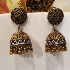 Genuine Jumke Boho Bali Earrings. Handmade India. Brass And Silver. **Always Bogo Buy2 Get1 Free- @Pepepizzazz **I Accept Reasonable Offers *** Bundle! The More You Bundle The Better The Discount Bohemian Silver Dual-tone Earrings, Nickel Free Metal Danglers For Festive Occasions, Nickel-free Metal Danglers For Festive Occasions, Festive Nickel-free Metal Danglers, Elegant Silver Metal Jhumkas, Silver Dual-tone Dangle Earrings, Ornate Metal Jhumkas For Gifts, Silver Dual-tone Earrings For Gift, Silver Dual-tone Earrings For Party