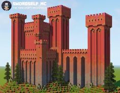 an image of a castle made out of bricks