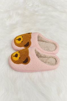 Cute and cozy, these Teddy Bear Print Plush Slide Slippers are perfect for the "Mama Bear" in your life! Featuring a cuddly teddy bear print and non-slip sole, you'll love wearing these and lounging around the house! Faux fur top/rubber sole Fit: True to size. If in between sizes, we recommend sizing up. Sizes: S: (US 5.5-6.5) M: (US 6.5-7.5) L: (US 7.5-8.5) XL: (US 8.5-9.5) Teddy Bear Print, Faux Fur Top, Fur Top, Cuddly Teddy Bear, Slide Slippers, Slippers Pattern, Round Toe Heels, Bear Print, Mama Bear