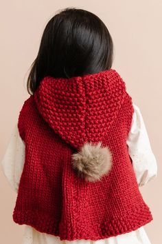 Cute Soft Knit Winter Outerwear, Winter Chunky Knit Poncho, Winter Acrylic Yarn Poncho, Red Cozy Acrylic Outerwear, One Size Red Knitted Outerwear, Red Knitted Outerwear, Winter Knitted Yarn Poncho, Cozy Hand Knitted Winter Poncho, Cozy Hand-knitted Winter Poncho