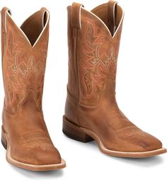 It has a subtle stonewashed leather exterior with a tasteful stitch pattern giving this boot a vintage touch. Featuring a square toe and leather outsole, in addition to J-Flex Flexible Comfort System� insoles that provide a relaxed and comfortable fit. Toddler Bottoms, Mens Cowboy, Toddler Boots, Mens Cowboy Boots, Work Boots Men, Justin Boots, Boys Boots, Cowboy Boot, Girls Boots