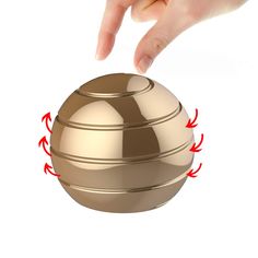 PRICES MAY VARY. 1.This is a metal ball which can have optical illusion when it rotates.It will allow you to have some little fun at spare time, and help you reduce stress. 2.It is made of special material aluminum, the spinner ball will be smooth and heavy. With a high-quality bearings inside, which will make it rotate longer and quieter. The bottom is soft plastic, can bear the power of rotation better, make the whole ball quieter and last longer. 3.This is for creators and can stimulate more Toy Instruments, Cool Optical Illusions, Desk Toys, Metal Ball, Soft Plastic, Optical Illusion, Fidget Spinner, Fidget Toys, Optical Illusions