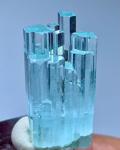 🍀Minerals: Aquamarine 🐳 Beautiful stepped wise Terminated aquamarine crystal . Crystals have great color and clearity also consist of great lustrous . Available for small cabinet size collection 📍Origin: from Shigar valley Skardu Pakistan 🇵🇰 ☘️Description: Very beautiful and aesthetic . . . #aquamarinespecimens #aquamarina #aquamarinegemstone #beryl #mica #crystals #crystalshop #crystalx #crystalvibes #crystalcollection #crystaladdict #mineral #minerals #mineralspecimens #mineralogia... Red Beryl, Crystal Vibes, Skardu Pakistan, Small Cabinet, Aqua Marine, Aquamarine Gemstone