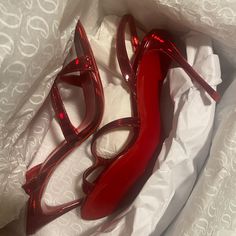 Never Wore Everything Included Red Louboutin, Louboutin Shoes, Christian Louboutin Shoes, Shoes Women Heels, Christian Louboutin, Shoes Heels, Size 7, Women Shoes, Heels