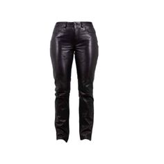 Mauritius Zazoe Leather Pants in Black Fall Leather Pants With Belt Loops And Straight Leg, Fall Leather Bottoms With Belt Loops, Leather Wide Leg Bottoms With Five Pockets, Leather Wide Leg Pants With Five Pockets, Leather Bottoms With Belt Loops For Fall, Fall Leather Pants With Five Pockets, Leather Pants With Belt Loops For Fall, Fall Leather Straight Pants, Leather Pants With Belt Loops For Work