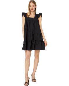 en saison Byblos Midi Dress | Zappos.com Chic Tiered Ruffle Dress For Brunch, Chic Ruffle Dress With Tiered Skirt For Brunch, Chic Ruffle Tiered Skirt Dress For Brunch, Chic Mini Dress With Ruffles And Square Neck, Date Night Tiered Mini Dress With Ruffle Hem, Chic Tiered Dress For Date Night, Elegant Tiered Ruffle Dress For Brunch, Ruched Tiered Mini Dress For Date Night, Tiered Ruched Mini Dress For Date Night