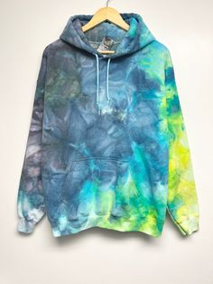 Hand-made Tie-dye hoodie. 7.8oz cotton/poly pullover hoodie. Only one available.  If not satisfied, please contact me. Yellow Tie Dye, Tie Dye Crafts, Yellow Tie, Dye Hoodie, Tie Dye Shirts, Yellow Ties, Tie Dye Hoodie, Dye Shirt, Horse Stuff