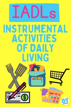 Occupational Therapy Cooking Activities Adults, Iadl Activities For Adults, Iadl Activities Occupational Therapy Adults, Adl Activities For Adults, Independent Living Skills Activities, Idd Activities, Medication Management Activity, Activities For Adults With Disabilities