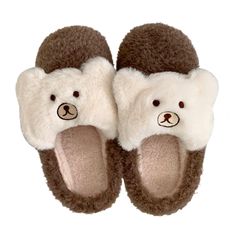 Slip into the ultimate slippers this season! An adorable looking super comfy slippers with a cute little bear on them. Patrice Cute Bear Fluffy Slippers are the perfect fit for every day, whether you’re hanging out with your friends or just out for a sleepover. They are made from high-quality PVC materials, and the soles are slip-resistant, making them perfect for wet surfaces too. Features: Style Closed toe Design Cartoon animals Sole material PVC Vamp material Soft and comfy fluffy fabric Seas Cute Fluffy Slippers For Indoor Use, Cute Fluffy Indoor Slippers, Cute Winter Slippers With Plush Lining, Cute Soft Slippers For Loungewear, Fluffy Round Toe Slippers For Loungewear, Cute Fluffy Slippers With Round Toe, Comfy Fluffy Slippers With Round Toe, Cute Flat Winter Slippers, Cute Flat Slippers For Winter