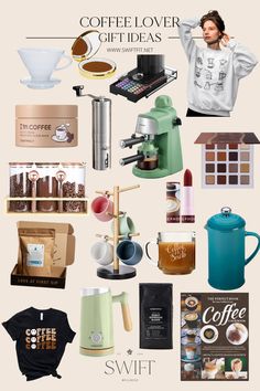 coffee lover gift ideas from swivet, the official website for women's clothing and accessories