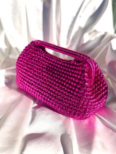 Fuchsia Woven Metallic Raffia Pouch Clutch Bag Wedding - Etsy Elegant Rectangular Crochet Bag, Elegant Hand Knitted Rectangular Crochet Bag, Pink Woven Crochet Bag As Gift, Elegant Pink Crochet Bag For Everyday Use, Pink Woven Crochet Bag Gift, Crocheted Pouch Bag For Party, Pink Woven Crochet Bag For Gift, Party Pouch Crochet Bag, Pink Crochet Woven Bag Perfect For Gifts