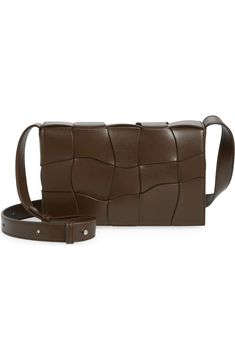 Bottega Veneta Medium Cassette Wavy Intrecciato Leather Crossbody Bag | Nordstrom Modern Leather Shoulder Bag With Interwoven Design, Modern Brown Shoulder Bag With Interwoven Design, Modern Brown Bags With Interwoven Design, Modern Brown Bag With Interwoven Design, Modern Rectangular Shoulder Bag With Interwoven Design, Modern Intrecciato Weave Crossbody Bag, Modern Crossbody Shoulder Bag With Intrecciato Weave, Modern Intrecciato Weave Crossbody Shoulder Bag, Leather Crossbody Bag