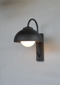 Please read the description carefully and completely, and if you have additional questions, feel free to contact me via messages. Outdoor wall sconce made of metal in industrial style. This industrial style wall lamp is completely handmade in my workshop. The metal shade is 28 cm(11 inch) in diameter with a built-in glass ball 15 cm/6 inch) in diameter and is therefore suitable for outdoor spaces. The wall box measures 30 x 10 cm(12 inchx4 inch) and the total depth of the lamp is 42cm(16inch).Th Outside Lights On House, Industrial Outdoor Lighting, Outdoor Globe Lights, Front Porch Lighting, Industrial Style Lamps, Globe Wall Light, Entrance Wall, Outdoor Wall Lamp, Exterior Wall Light