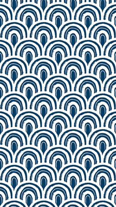 an abstract blue and white background with wavy lines in the shape of circles on top of each other