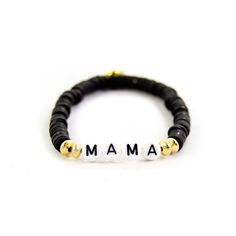 You will love these Mama bracelets, grab a few for yourself or they make a great gift for your favorite Mama. These beautiful bracelets are handmade with high quality beads. Size:Adult bracelet - Standard size- Fits wrist size 7" comfortably Stretchy1 Bracelet included