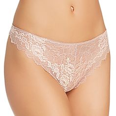 Nwt - Wacoal Lace Perfection Tanga Model #We135007 Color - Pink / Champagne Fitted Beige Lace Bottoms, Feminine Beige Bottoms With Delicate Lace, Elegant Pink Bottoms With Delicate Lace, Panty Style, Lace Thong, Pink Champagne, Women's Intimates, Lingerie, Lace