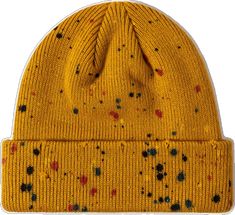 Confetti Rib-Knit Cuff Beanie - Hats - FITGGINS Fall Acrylic Beanie Cap, Trendy Acrylic Beanie For Winter, Fall Acrylic Beanie One Size, Fall Acrylic Beanie One Size Fits Most, Trendy Adjustable Beanie For Fall, Trendy Acrylic Hat For Fall, Trendy Multicolor Winter Beanie, Trendy Knitted Beanie For Winter, Yellow Beanie Cap For Winter