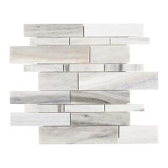 white marble tile with grey veining