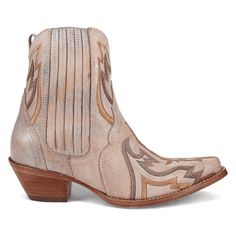 The Bristol boot from Dan Post is versatile and stylish choice embodying the western style. The 6-inch Bristol boot features a snip toe and medium cowboy heel to offer classic silhouette. Size: 10 M.  Color: Beige.  Gender: female.  Age Group: adult.  Pattern: embroidered. Tall Heeled Boots, Dresses With Cowboy Boots, Dan Post Boots, Ankle Rain Boots, Dan Post, Zipper Heels, Western Booties, Fringe Boots, Boots Womens