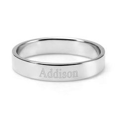 Real sterling silver stackable mothers ring from Eve's Addiction with Custom Engraving in 24 hours! Create a ring for mom online for Mother's Day jewelry. Personalized Modern Stackable Rings For Promise, Modern Personalized Stackable Rings For Promise, Modern Personalized Stackable Promise Rings, Silver Engraved Ring For Anniversary With Custom Text, Silver Anniversary Ring With Custom Engraving, Silver Engraved Ring With Custom Text For Anniversary, Minimalist Engraved Ring For Promise, Silver Minimalist Ring With Engraved Text, Classic Stackable Promise Rings With Engraving Option