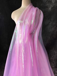 Liquid Organza, Sonic Oc, Dress Tutu, Winter Formal Dresses, Diy Vinyl, Organza Dress, Pretty Fabric, Organza Fabric, Cosplay Dress