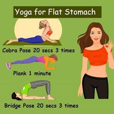 yoga poses for flat stomachs