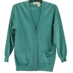 Vintage SJB Sport Womens Cardigan Sweater Button Front V-Neck Size Small Solid Green Measurements: Chest:     22" Sleeve:    22" Cuff:        3" Waist:      22"                  Hem:       17" Length:   32"     ALL MEASUREMENTS ARE APPROXIMATE (+/- 1/2") - (LAYING FLAT) Item Conditions: Used in Excellent Condition. No Rips, no stains, no tears, no loose threads, no holes. Odor-Free Pictures Are of Actual Item Being Sold We ship within 24 hrs from payment or less! Mon-Fri. The item will be profes Vintage V-neck Cardigan For Layering, Vintage V-neck Cardigan With Button Closure, Vintage V-neck Cardigan With Buttons, Solid Green, Cardigan Sweaters For Women, Free Pictures, Womens Cardigan, Cardigan Sweater, Sweater Cardigan