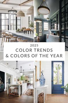 the color trend for this year is blue and white