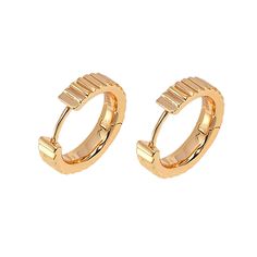 Elevate your everyday style with these stunning gold plated sterling silver huggie earrings. Designed with a sleek, minimalist aesthetic, these hoops exude modern sophistication.  Crafted from premium 925 sterling silver and finished with a gleaming 14k gold plating, these huggies boast impeccable quality and durability. The narrow, classic C-shape hugs the earlobe for a chic, streamlined look that complements any outfit. These versatile huggie earrings seamlessly transition from casual to formal wear. Pair them with jeans and a tee for a laid-back look, or let them add a touch of polish to your favorite little black dress. Put your earrings on after applying any makeup, perfumes, lotions, or hairspray to prevent buildup. Minimalist Gold-plated Huggie Earrings, Minimalist Gold Plated Huggie Earrings, Modern Hypoallergenic Rose Gold Huggie Earrings, Modern Rose Gold Huggie Earrings, Minimalist Tarnish-resistant Huggie Earrings, Modern Gold Plated Huggie Earrings, Modern Small Hoop Cartilage Earrings Tarnish Resistant, Gold Minimalist Huggie Earrings For Everyday Luxury, Minimalist Tarnish Resistant Huggie Earrings