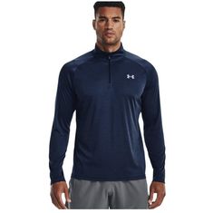 Nwt Under Armour Men's Ua Tech Velocity 2.0 1/4 Zip Shirt Navy Loose Small Technical Blue Long Sleeve Tops, Blue Technical Long Sleeve Top, Blue Sports Activewear Half-zip, Blue Half-zip Sports Activewear, Blue Half-zip Activewear For Sports, Blue Moisture-wicking Half-zip Top, Blue Half-zip Moisture-wicking Top, Air Force Hoodie, High Neck Sweatshirt