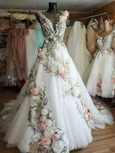 Baju Kahwin, Dream Wedding Ideas Dresses, Gowns Prom, Ball Gowns Evening, Fantasy Gowns, Fairytale Dress, Ball Gowns Prom, Fantasy Dress, Ball Gown Dresses