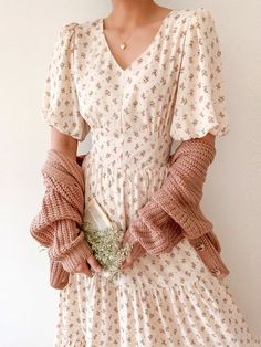 Cottagecore Outfits, Cottagecore Fashion, Cottagecore Style, 가을 패션, Mode Vintage, Looks Vintage, Modest Outfits, Outfits Casuales